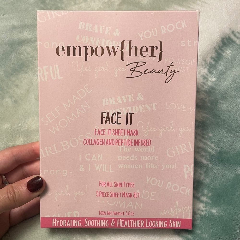 Empow{her} Beauty Face It - 5 Piece Sheet Mask Set
